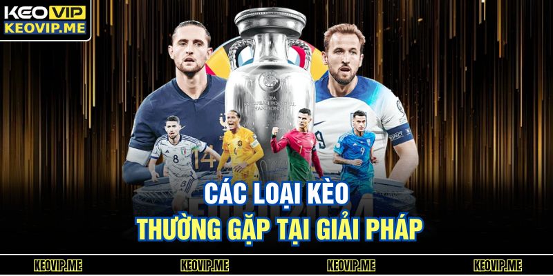 Các loại kèo thường gặp tại giải Pháp